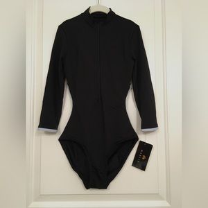 Mariia Ekaterina Black Leotard Brand New Size Small